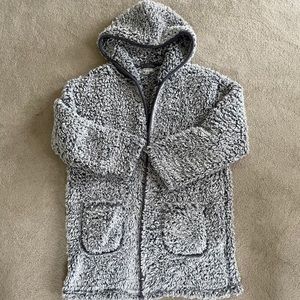 Marled Cozy Sherpa Hooded Cardigan, Kenzie